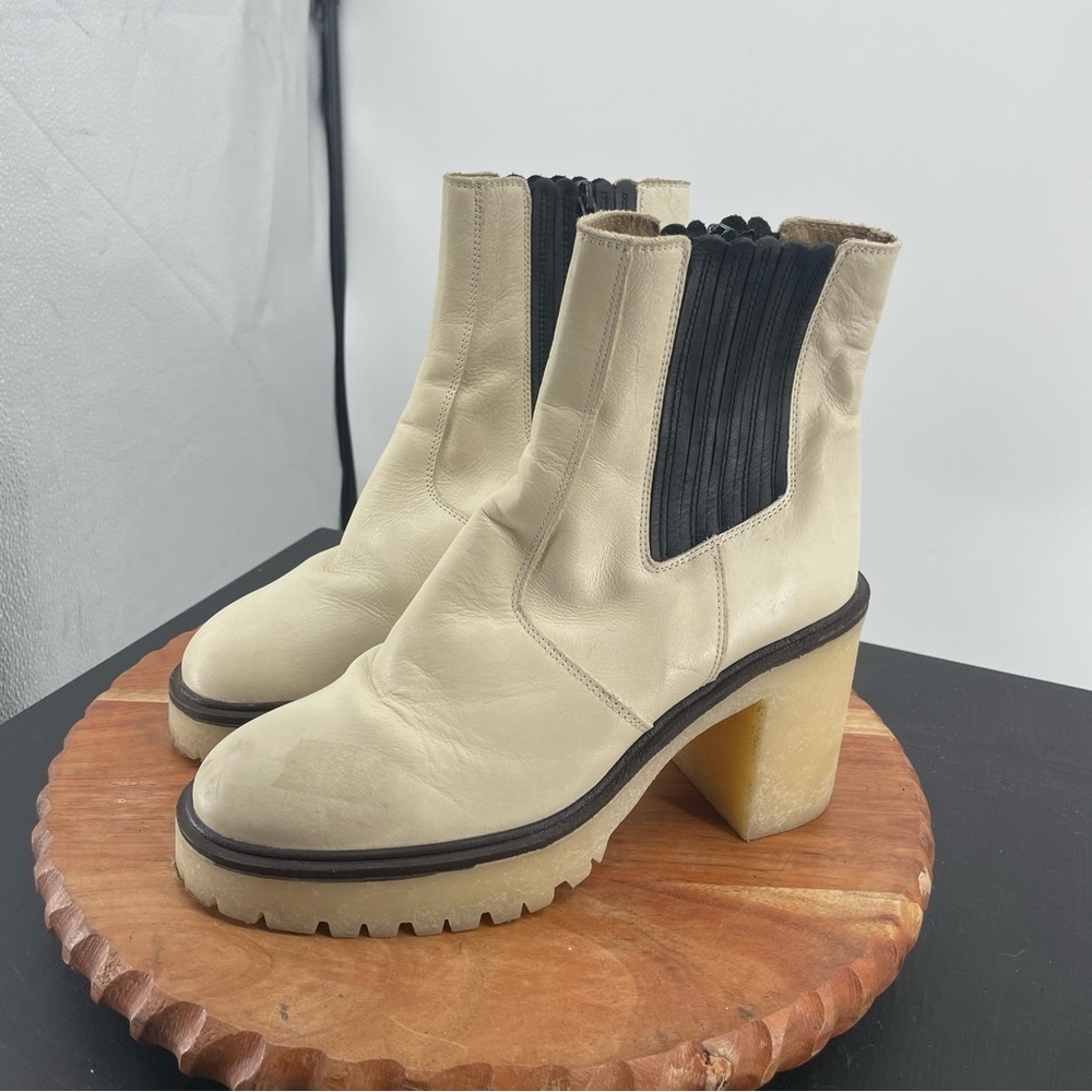 Free People James Chelsea Boot-Bone with Gum sole 38.5 - Picture 6 of 11